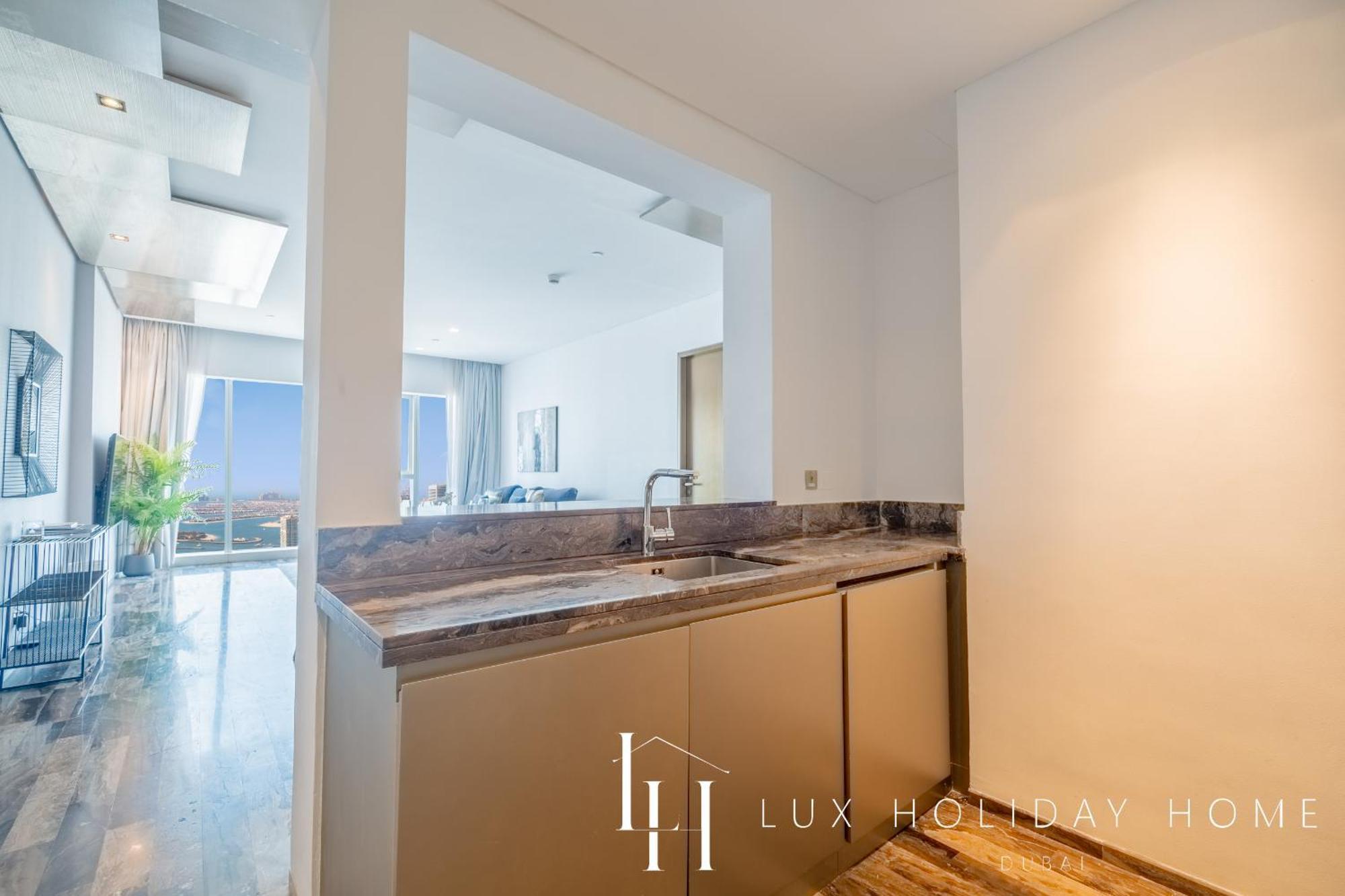 Lux - Lavish Suite With Full Palm Jumeirah View 1 Dubai Exterior photo