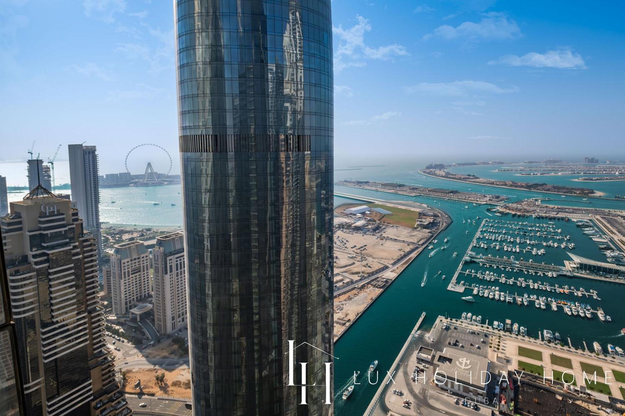 Lux - Lavish Suite With Full Palm Jumeirah View 1 Dubai Exterior photo