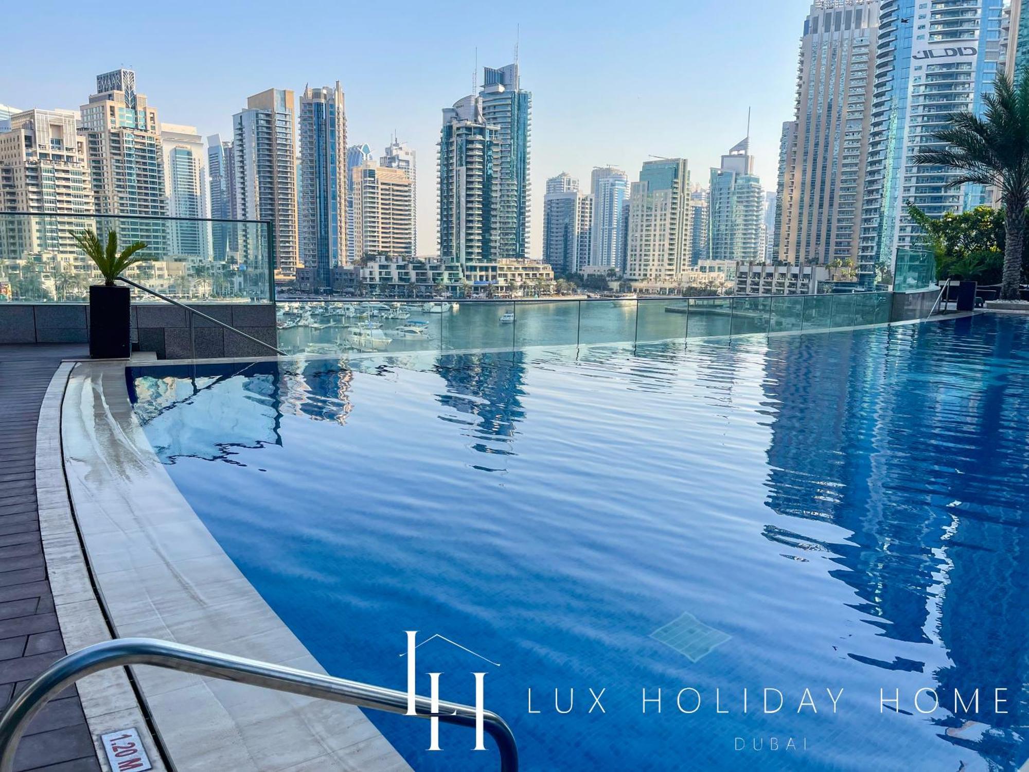 Lux - Lavish Suite With Full Palm Jumeirah View 1 Dubai Exterior photo
